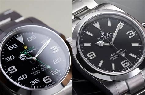 rolex air king vs explorer 40|rolex air king vs paraflex.